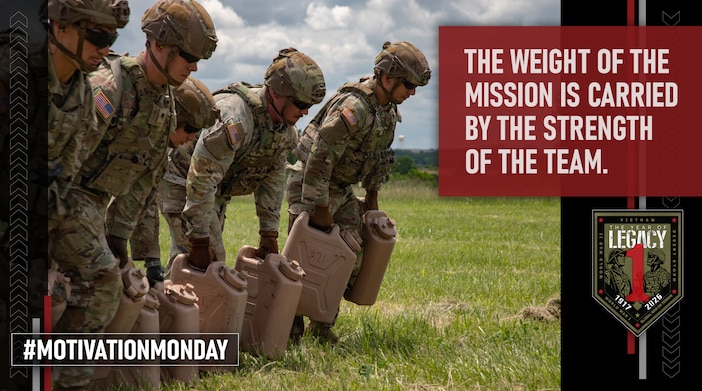 The weight of the mission is carried by the strength of the team.

#MotivationMonday
