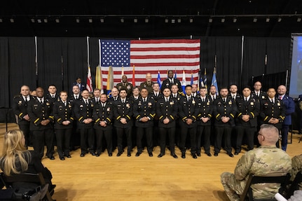 Brig. Gen. Leland D. Blanchard II, Commanding General (Interim) of the District of Columbia National Guard, hosts a Law Enforcement Recognition Ceremony recognizing partner law enforcement agencies at the D.C. Armory, Feb. 26, 2026. Distinguished guests included U.S. Attorney General Pam Bondi; Gady Serralta, Director of the U.S. Marshals Service; and Jeffery Carroll, Interim Chief of Police for Metropolitan Police Department. The ceremony recognized officers from 10 local and federal law enforcement agencies for their partnership with the National Guard and contributions to public safety in support of the D.C. Safe and Beautiful mission. Officers received the District of Columbia National Guard Commendation Medal, Meritorious Service Medal or Distinguished Service Medal based on their individual achievements and level of impact.