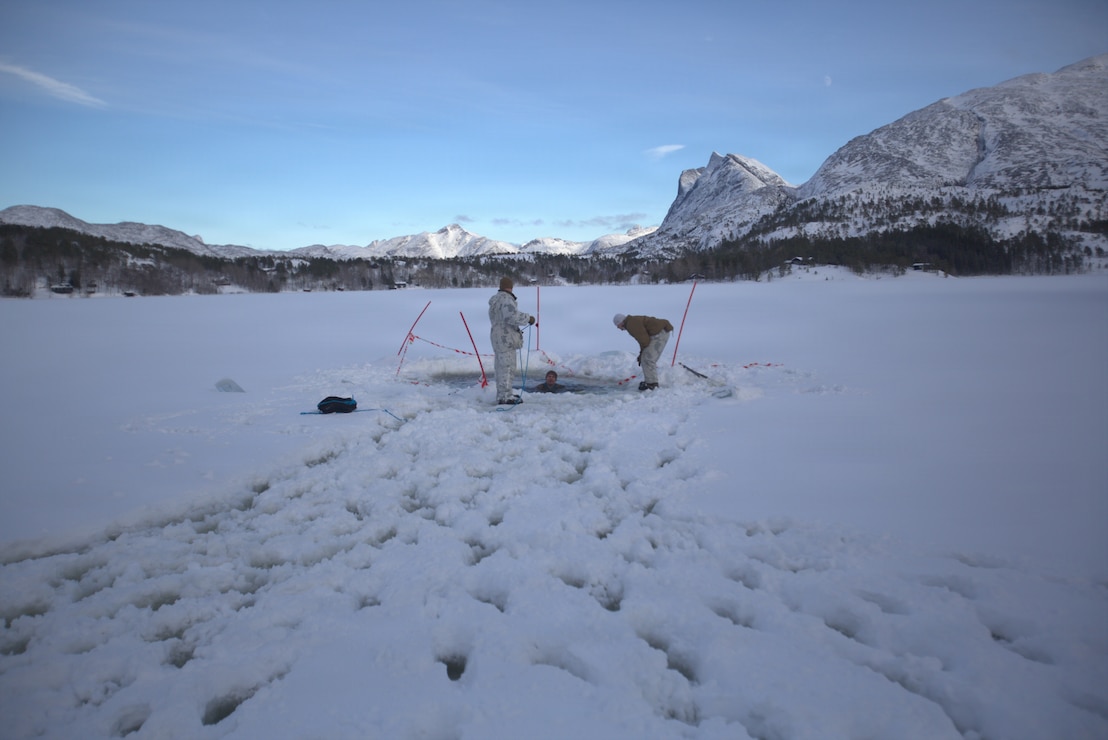 A key component of NATO's enhanced vigilance activity Arctic Sentry, exercise Cold Response 26 is a Norwegian-led winter military exercise designed to enhance collective defense capabilities and ensure U.S. readiness to rapidly deploy and seamlessly operate alongside NATO Allies in challenging arctic conditions. Angel is a native of Florida, Robinson is a native of Missouri, and Matt is a native of Louisiana. (U.S. Marine Corps photo by 1st Lt. John Graham)