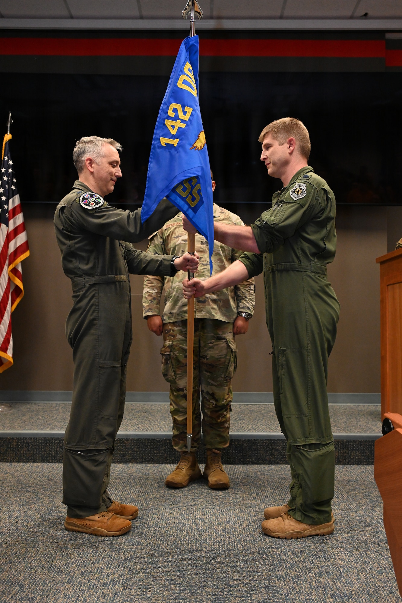 142nd Operations Support Squadron Welcomes New Commander