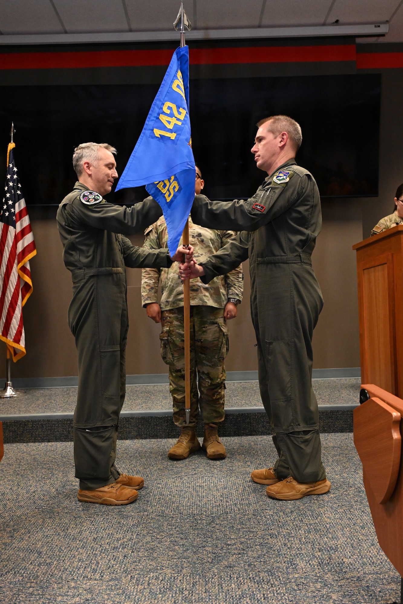 142nd Operations Support Squadron Welcomes New Commander