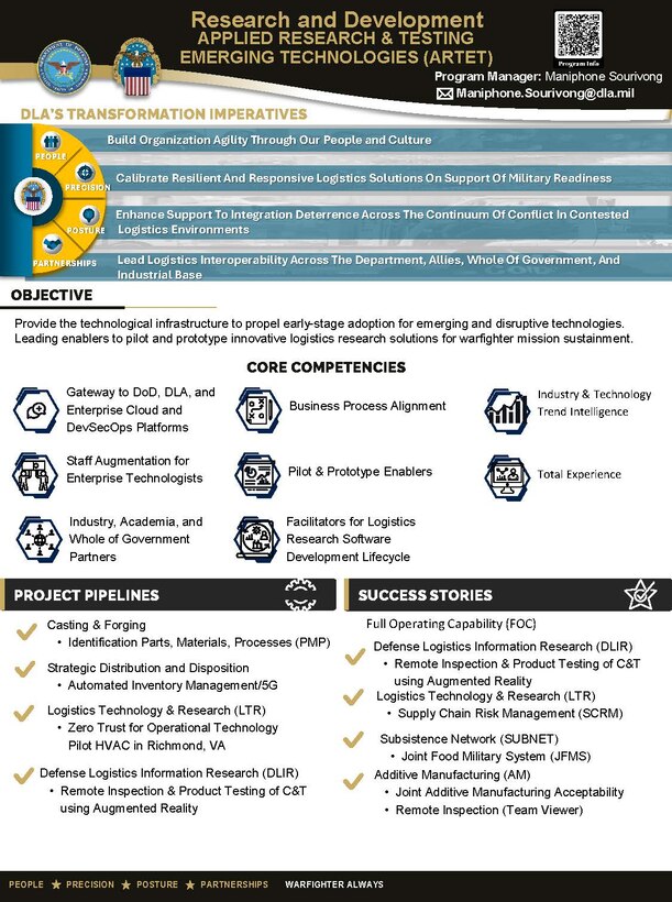 ARTET Brochure image