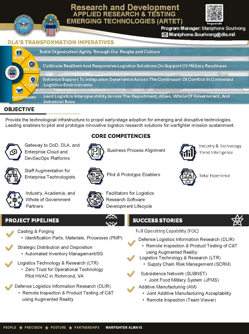 ARTET Brochure image