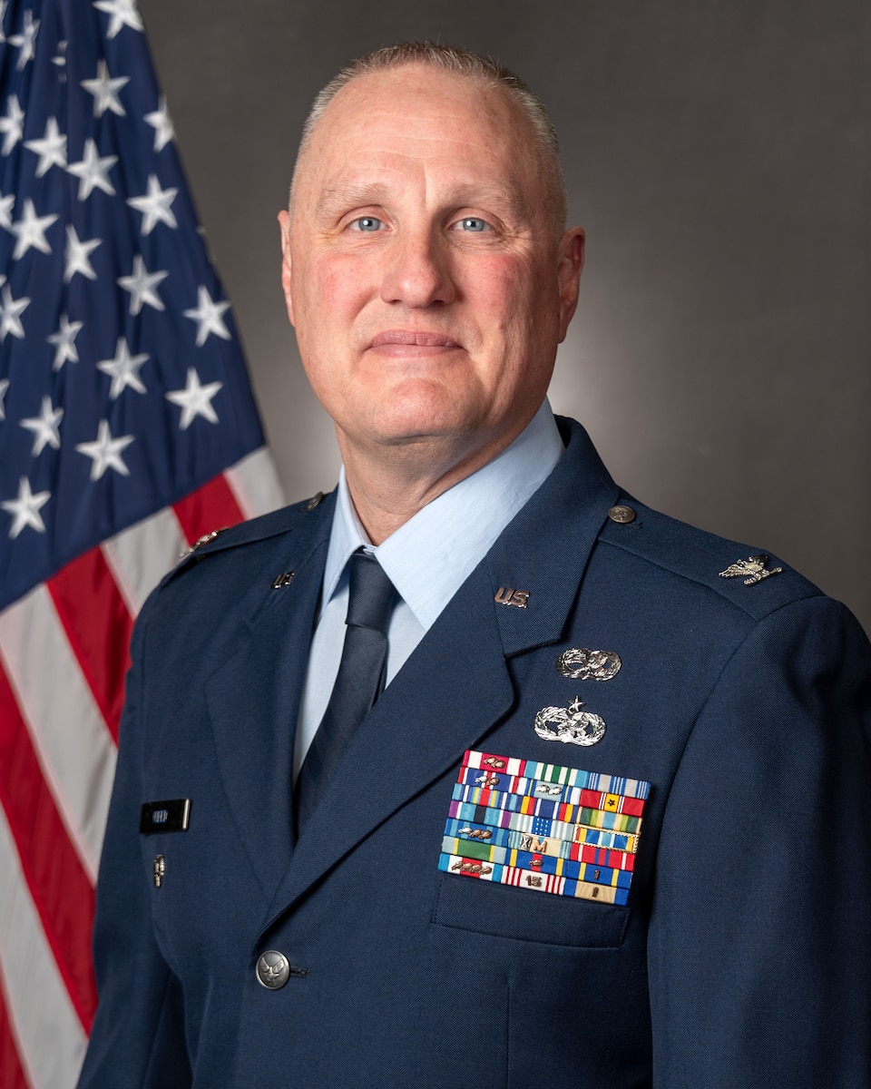 Airman posing for portrait.