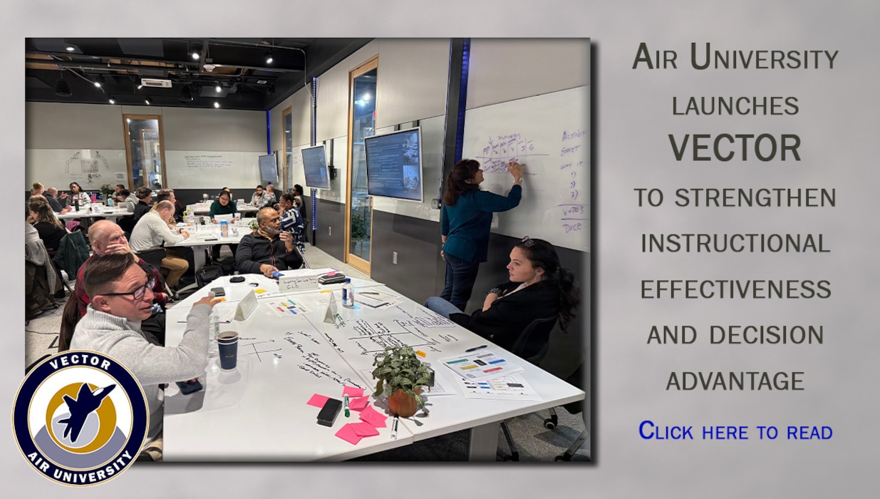 Air University, VECTOR, launch, teaching, learning, faculty development
