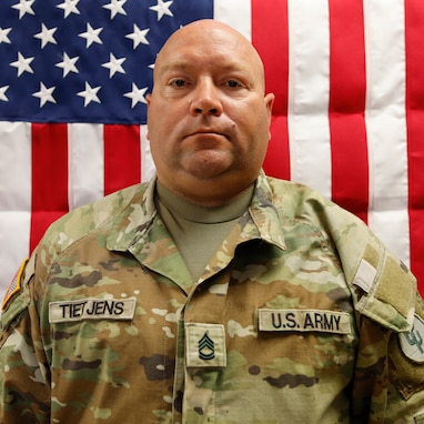 U.S. Army Reserve Sgt. 1st Class Noah Tietjens, 42, of Bellevue, Nebraska, assigned to the 103rd Sustainment Command, died March 1, 2026, in Kuwait at the Port of Shuaiba during an unmanned aircraft system attack.