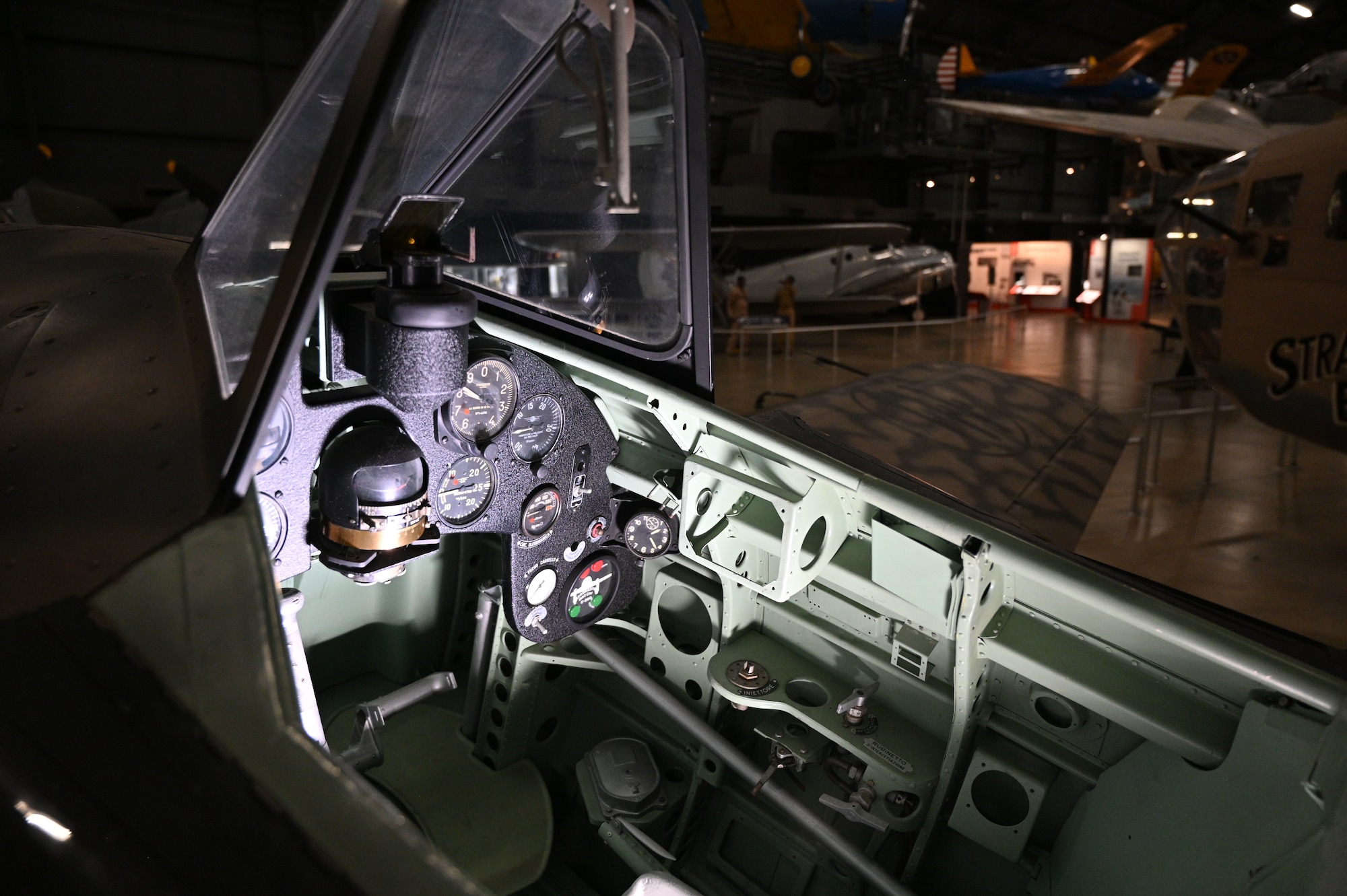 Macchi MC.200 Saetta interior view