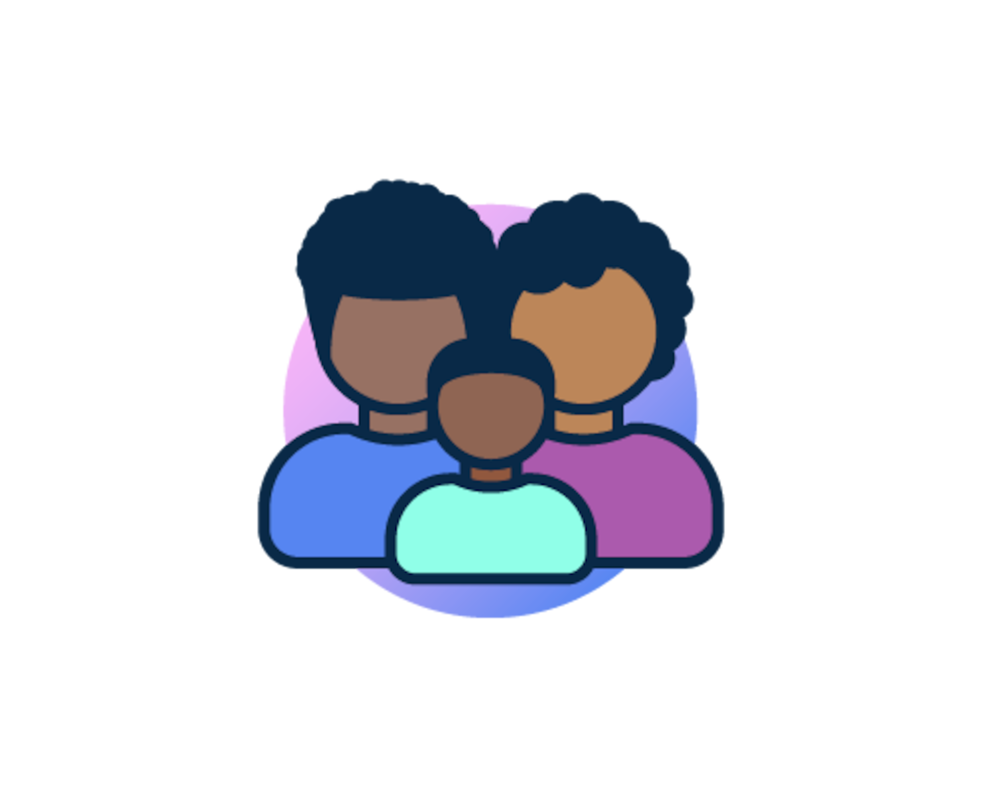 Two parents and a child