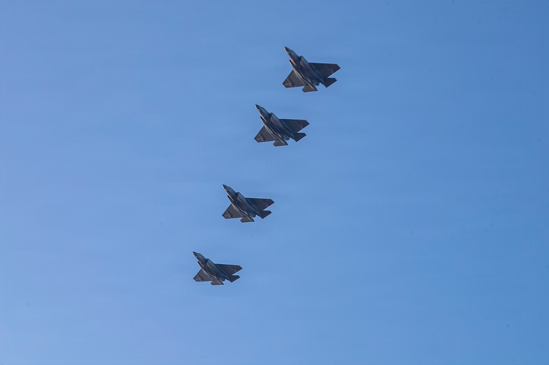 U.S. Navy aircraft fly over the flight deck of Nimitz-class aircraft carrier USS Abraham Lincoln (CVN 72) in support of Operation Epic Fury, March 3, 2026. (U.S. Navy photo)