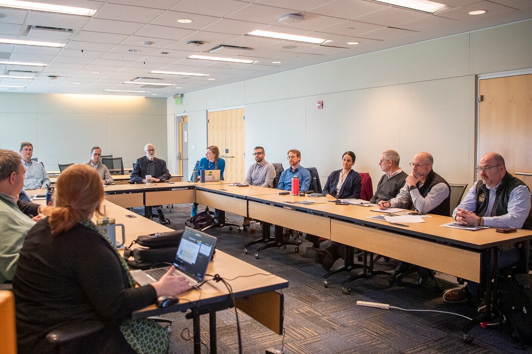 Naval Surface Warfare Center, Carderock Division hosted leadership from the Webb Institute on Feb. 26, 2026. Guests participated in technical tours and strategic discussions, strengthening a historic partnership in naval architecture and marine engineering. Carderock, the Navy’s innovation and ship design powerhouse, headquartered in West Bethesda, Maryland is a world-class research and development facility specializing in critical ship and ship systems design. (U.S. Navy photos by Neubar Kamalian)