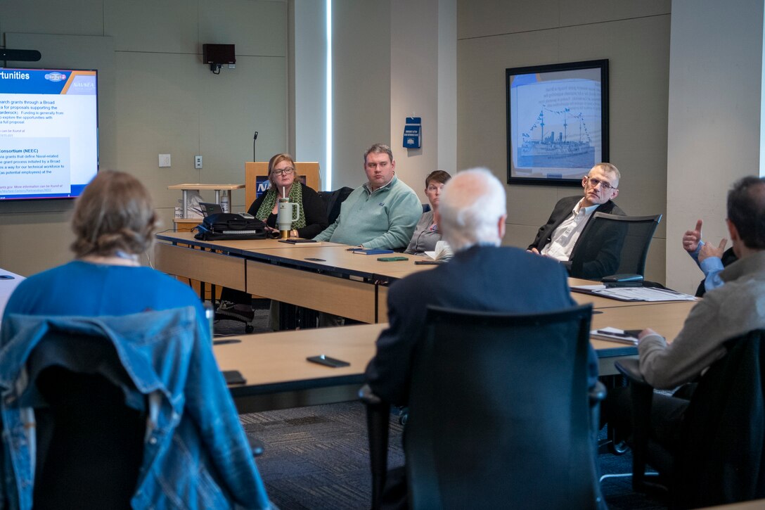 Naval Surface Warfare Center, Carderock Division hosted leadership from the Webb Institute on Feb. 26, 2026. Guests participated in technical tours and strategic discussions, strengthening a historic partnership in naval architecture and marine engineering. Carderock, the Navy’s innovation and ship design powerhouse, headquartered in West Bethesda, Maryland is a world-class research and development facility specializing in critical ship and ship systems design. (U.S. Navy photos by Neubar Kamalian)