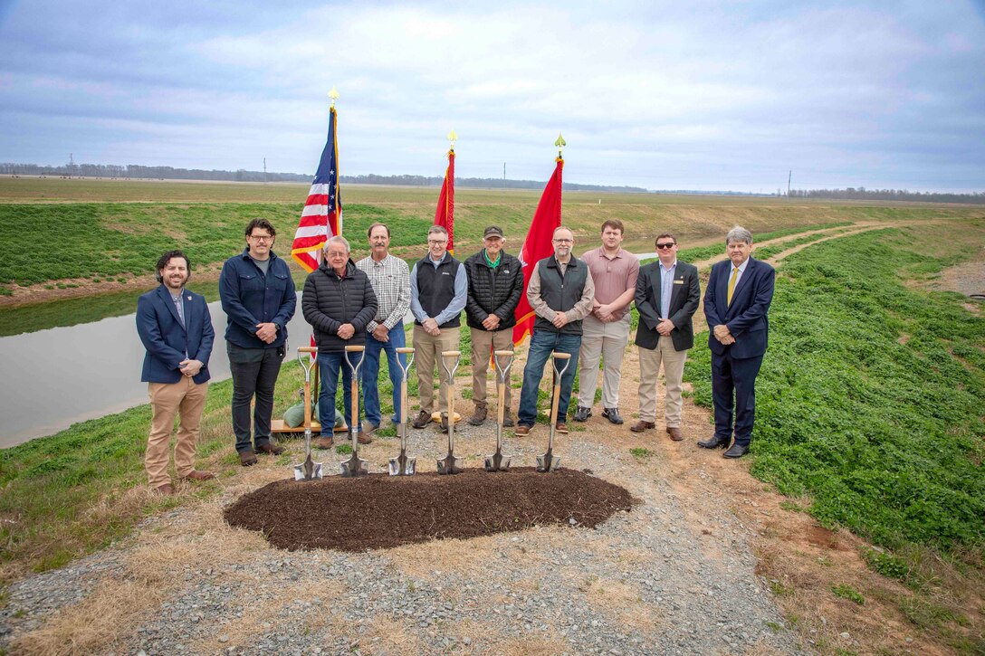 The U.S. Army Corps of Engineers (USACE) Memphis District marked three major infrastructure milestones in eastern Arkansas, Mar. 3, 2026. The events included groundbreaking ceremonies for the Grand Prairie Region Project and the Bayou Meto Basin Project and a ribbon-cutting to celebrate the successful installation of three new gearboxes at Graham Burke Pumping Station. 

All three achievements reflect significant advances in safeguarding Arkansas's water resources and the communities that rely on these critical water supplies.