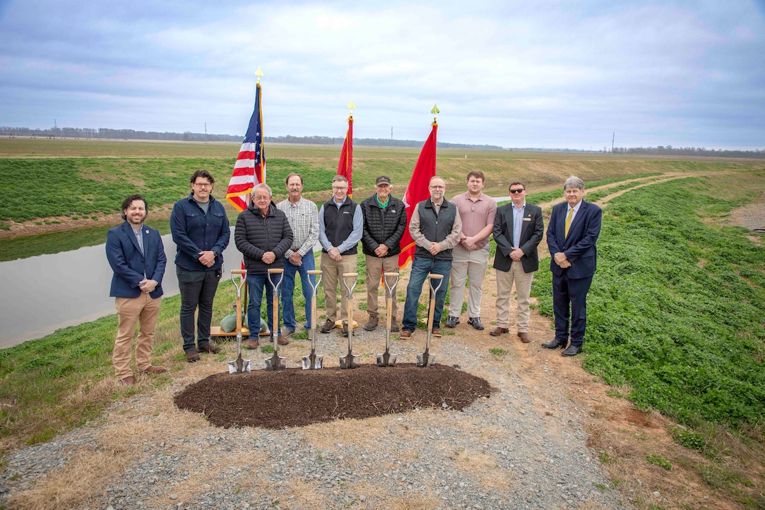 The U.S. Army Corps of Engineers (USACE) Memphis District marked three major infrastructure milestones in eastern Arkansas, Mar. 3, 2026. The events included groundbreaking ceremonies for the Grand Prairie Region Project and the Bayou Meto Basin Project and a ribbon-cutting to celebrate the successful installation of three new gearboxes at Graham Burke Pumping Station. 

All three achievements reflect significant advances in safeguarding Arkansas's water resources and the communities that rely on these critical water supplies.