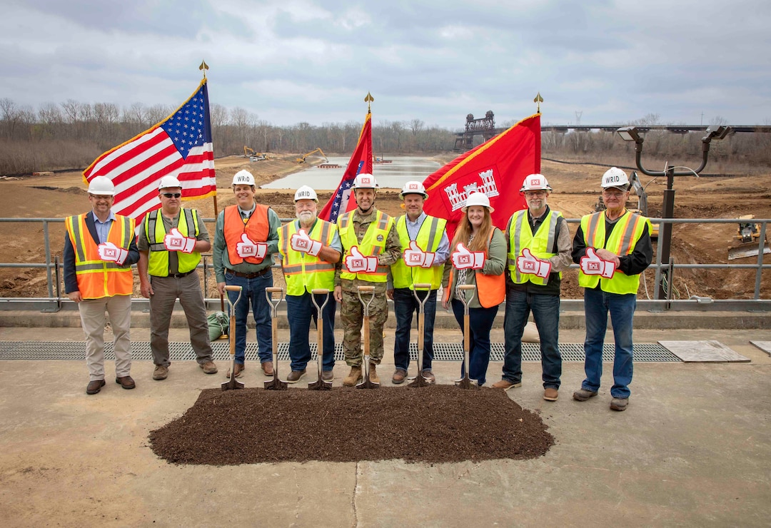 The U.S. Army Corps of Engineers (USACE) Memphis District marked three major infrastructure milestones in eastern Arkansas, Mar. 3, 2026. The events included groundbreaking ceremonies for the Grand Prairie Region Project and the Bayou Meto Basin Project and a ribbon-cutting to celebrate the successful installation of three new gearboxes at Graham Burke Pumping Station. 

All three achievements reflect significant advances in safeguarding Arkansas's water resources and the communities that rely on these critical water supplies.