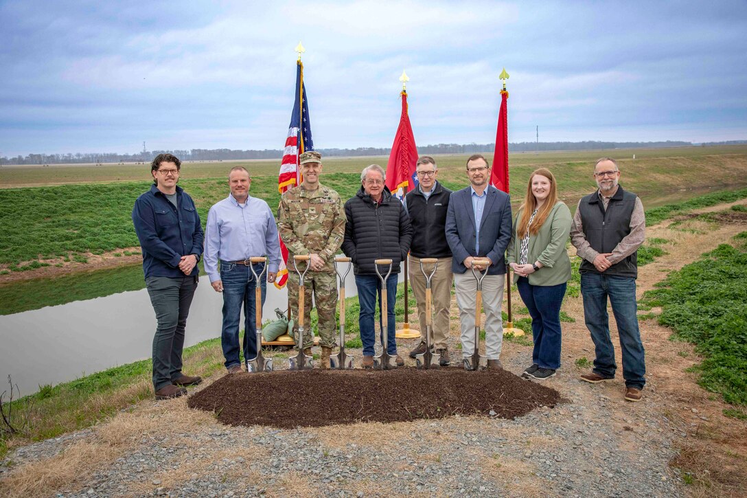 The U.S. Army Corps of Engineers (USACE) Memphis District marked three major infrastructure milestones in eastern Arkansas, Mar. 3, 2026. The events included groundbreaking ceremonies for the Grand Prairie Region Project and the Bayou Meto Basin Project and a ribbon-cutting to celebrate the successful installation of three new gearboxes at Graham Burke Pumping Station. 

All three achievements reflect significant advances in safeguarding Arkansas's water resources and the communities that rely on these critical water supplies.