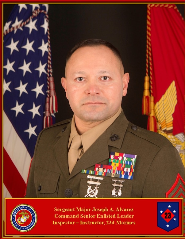 Inspector-Instructor Command Senior Enlisted Leader
23D Marine Regiment