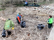 Basura Bash creek clean-up at Joint Base San Antonio-Fort Sam Houston