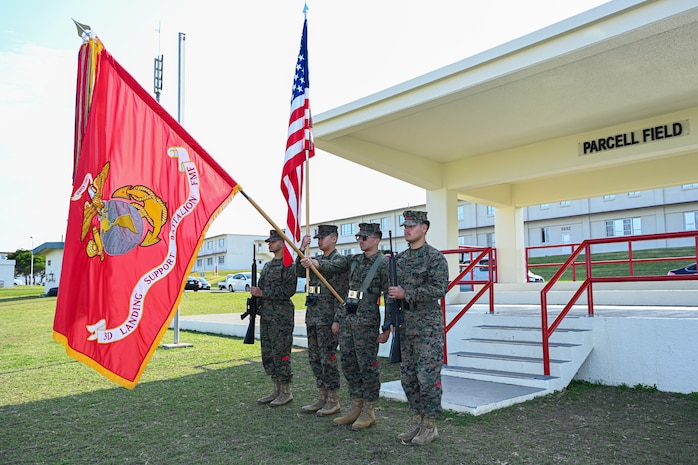 3rd Landing Support Battalion Color Guard