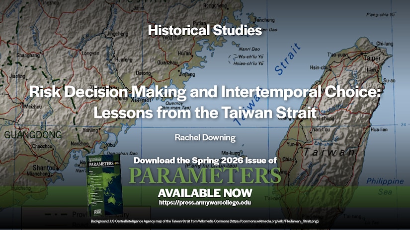 Slide for the article Risk Decision Making and Intertemporal Choice: Lessons from the Taiwan Strait