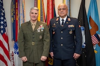 General Christopher J. Mahoney, Vice Chairman of the Joint Chiefs of Staff, met with Major General Sashko Lafchiski, Chief of the General Staff of North Macedonia, to reinforce the strategic partnership between our two nations. The leaders discussed the regional security environment, emphasizing that our alliance is fundamental to collective deterrence and regional stability.

Both leaders agreed that persistent, combined military activities and joint exercises are essential for building a combat-credible posture that effectively deters potential adversaries and counters malign influence across the region. The close defense cooperation between the United States and North Macedonia provides a distinct strategic advantage ensuring continued peace and stability in the Western Balkans and beyond.