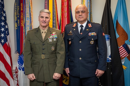 General Christopher J. Mahoney, Vice Chairman of the Joint Chiefs of Staff, met with Major General Sashko Lafchiski, Chief of the General Staff of North Macedonia, to reinforce the strategic partnership between our two nations. The leaders discussed the regional security environment, emphasizing that our alliance is fundamental to collective deterrence and regional stability.

Both leaders agreed that persistent, combined military activities and joint exercises are essential for building a combat-credible posture that effectively deters potential adversaries and counters malign influence across the region. The close defense cooperation between the United States and North Macedonia provides a distinct strategic advantage ensuring continued peace and stability in the Western Balkans and beyond.