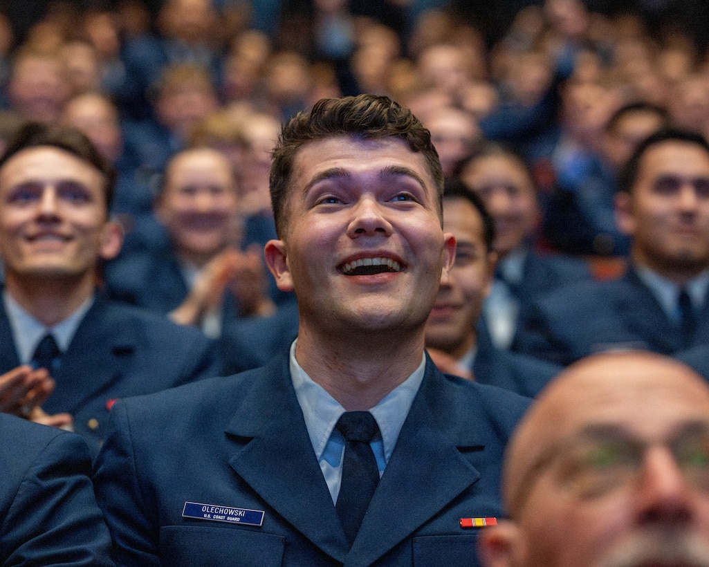The cadets of class 2026 receive their first assignments on Billet Night at the U.S. Coast Guard Academy, New London, Connecticut, March 5, 2026 . During the event, each cadet will receive their billet, a specific job assignment at a Coast Guard unit. This is a highly anticipated event for the graduating class, as it marks the first step towards a career of service to the country.(U.S. Coast Guard photo by Petty Officer 2nd Class Janessa-Reyanna Warschkow)
