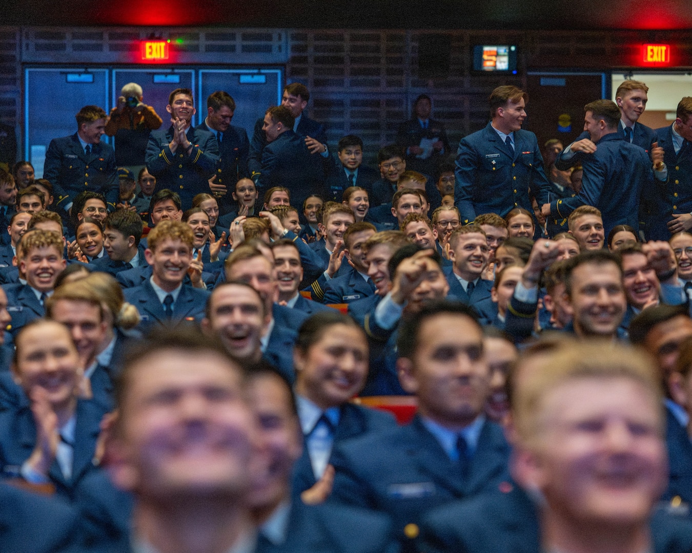 The cadets of class 2026 receive their first assignments on Billet Night at the U.S. Coast Guard Academy, New London, Connecticut, March 5, 2026 . During the event, each cadet will receive their billet, a specific job assignment at a Coast Guard unit. This is a highly anticipated event for the graduating class, as it marks the first step towards a career of service to the country.(U.S. Coast Guard photo by Petty Officer 2nd Class Janessa-Reyanna Warschkow)