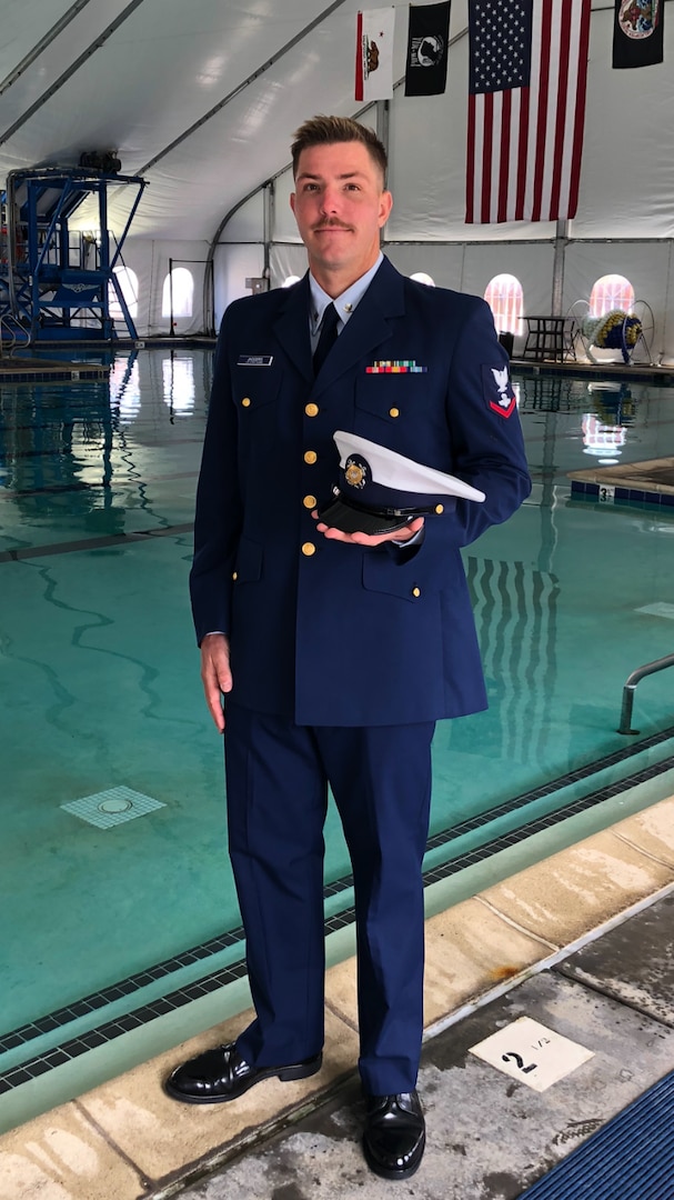 U.S. Coast Guard Petty Officer 2nd Class Tyler Jaggers, an aviation survival technician assigned to Air Station Astoria, Oregon, passed away following injuries sustained during a rescue operation offshore. Jaggers was honored posthumously during a ceremony recognizing his extraordinary heroism, and awarded the Distinguished Flying Cross and meritoriously advanced in rank for actions during a medical emergency response aboard a commercial vessel.