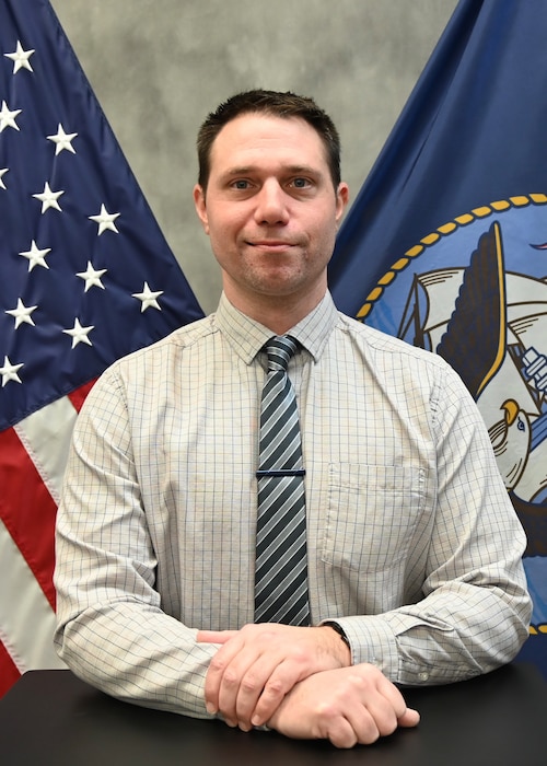 GREAT LAKES, Ill. (Feb. 27, 2026) Official Photo of Justin Burkart. (U.S. Navy photo by Kelsey Danner)