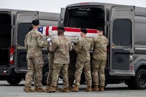 Army Maj. Jeffery R. O’Brien honored in dignified transfer March 7