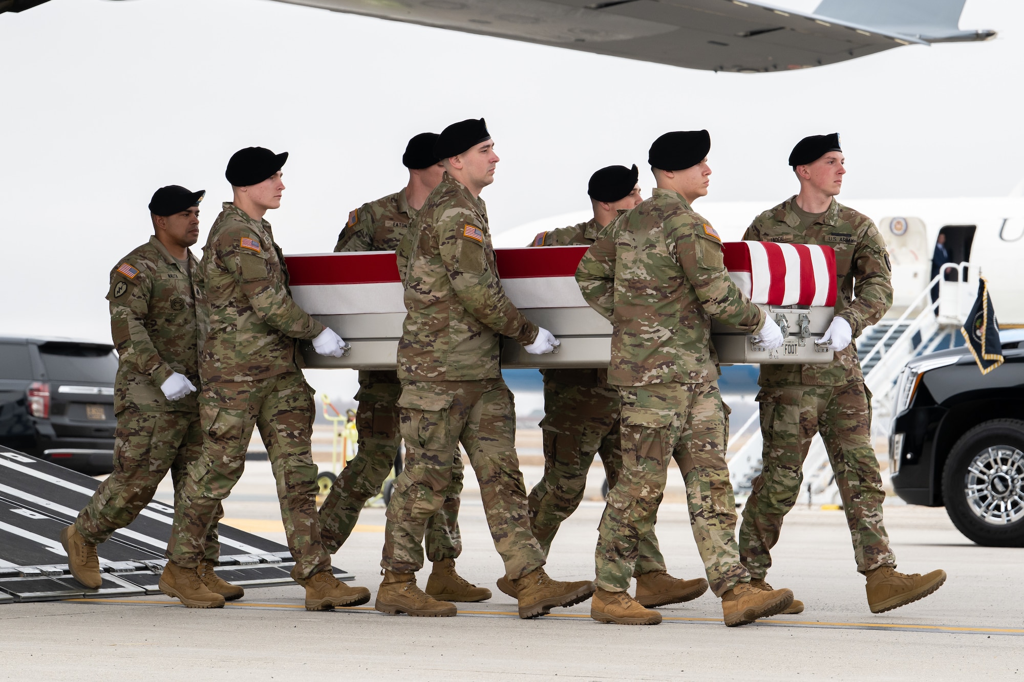 Army Capt. Cody A. Khork honored in dignified transfer March 7
