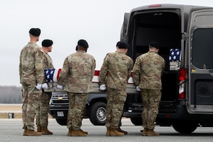 Army Sgt. 1st Class Noah L. Tietjens honored in dignified transfer March 7
