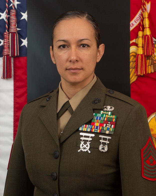 Command photo of SgtMaj Mayra Moreno