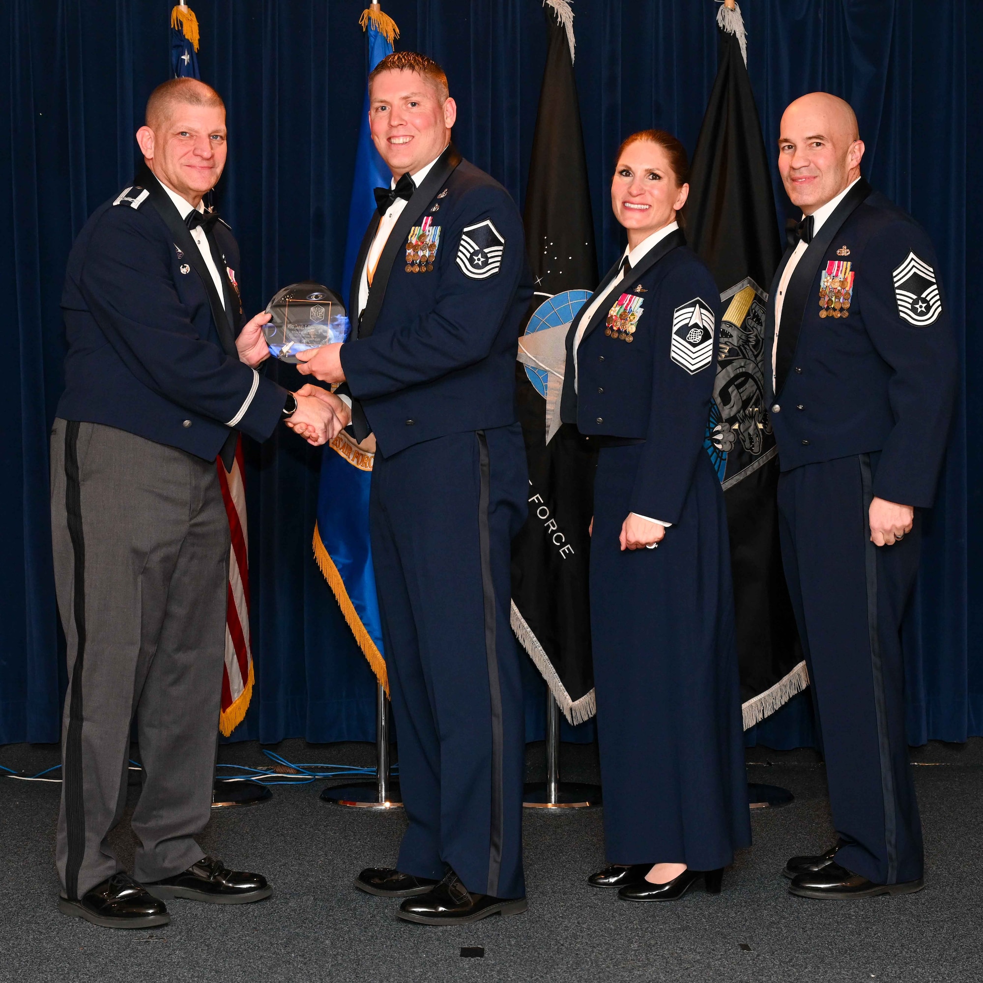 Service members serve