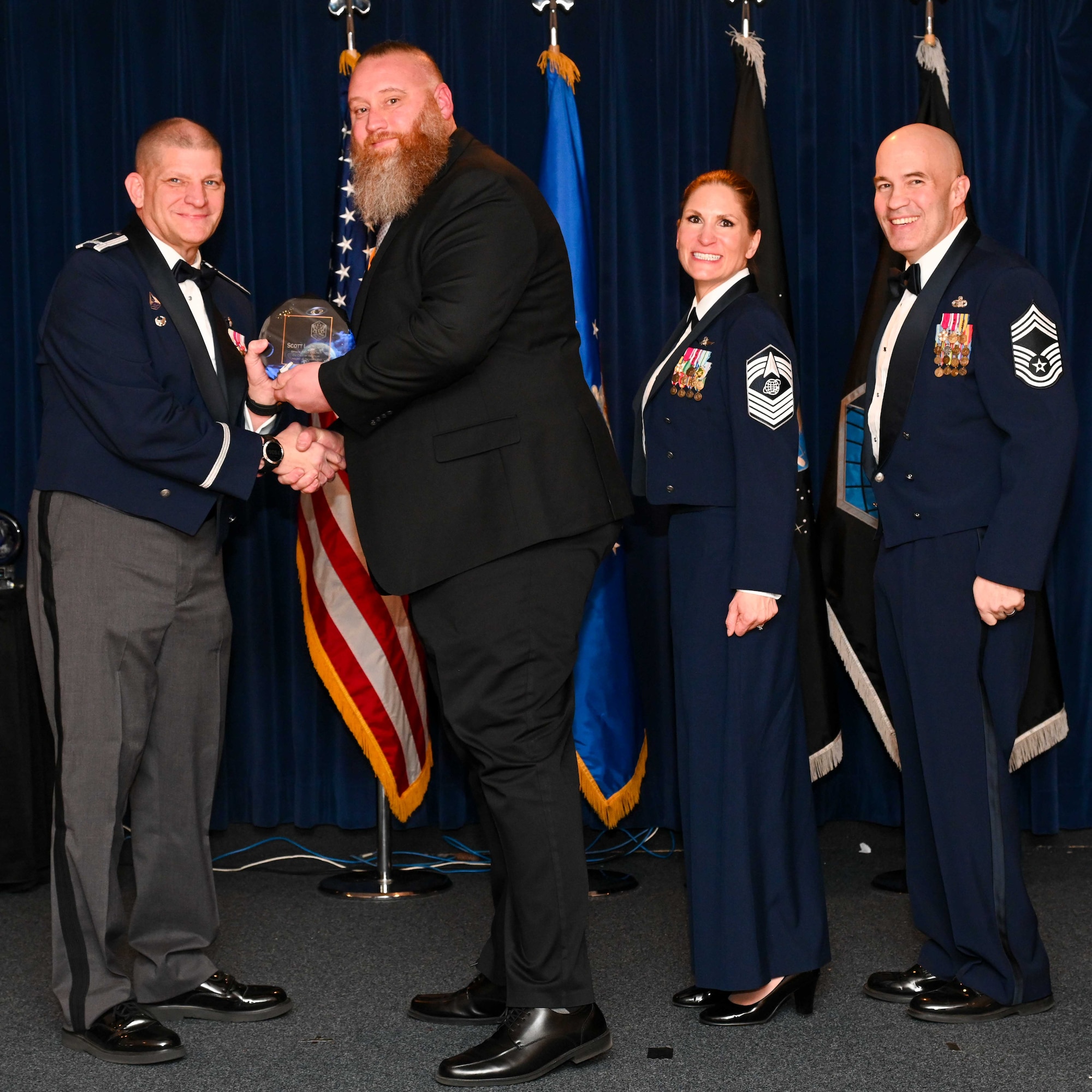 Service members serve