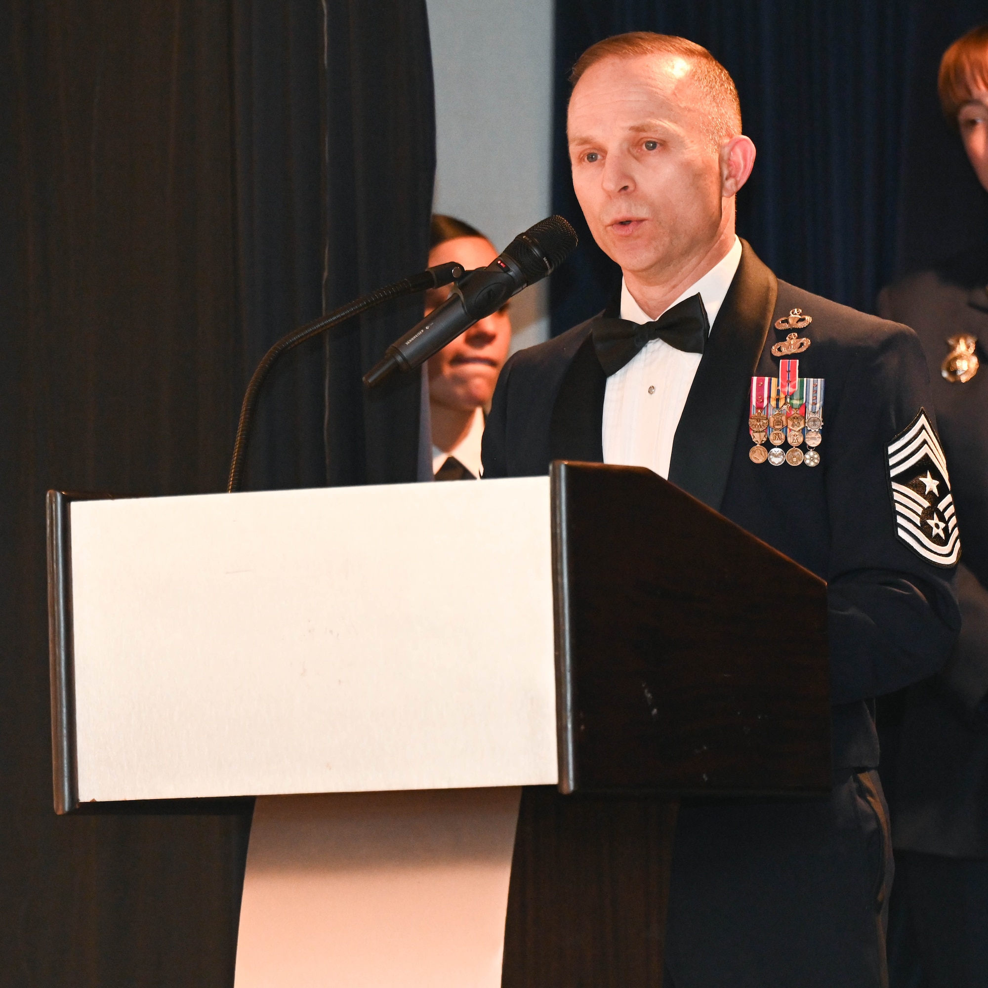 Service members serve