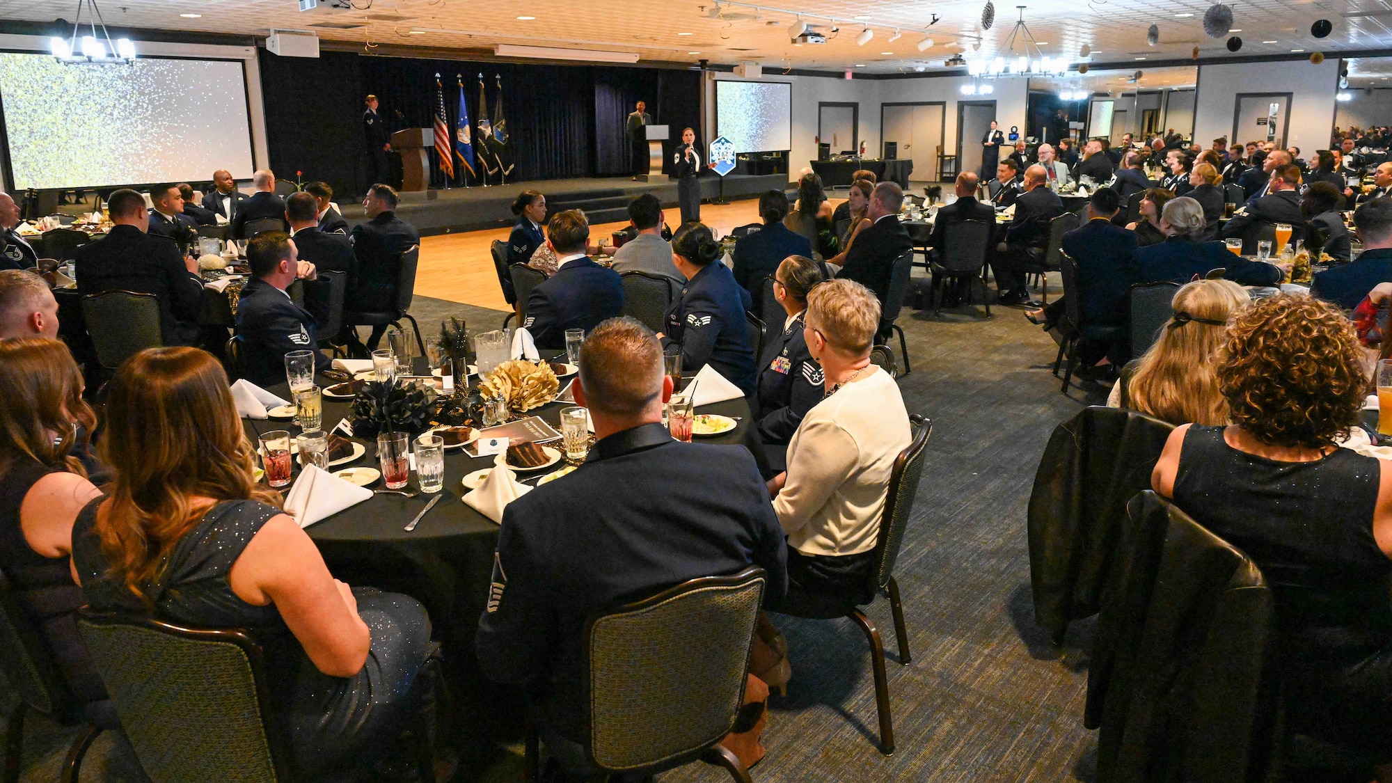 Service members serve