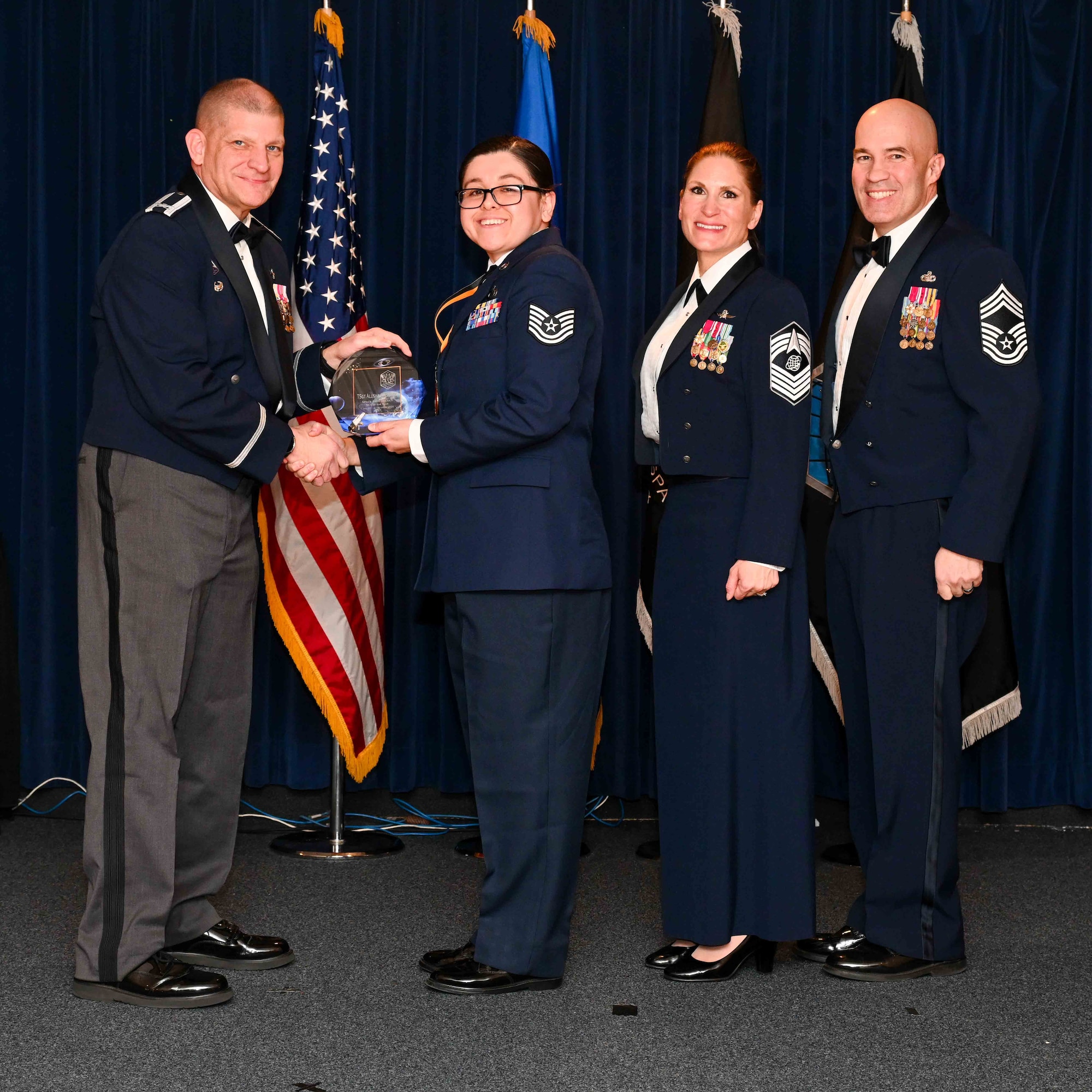 Service members serve