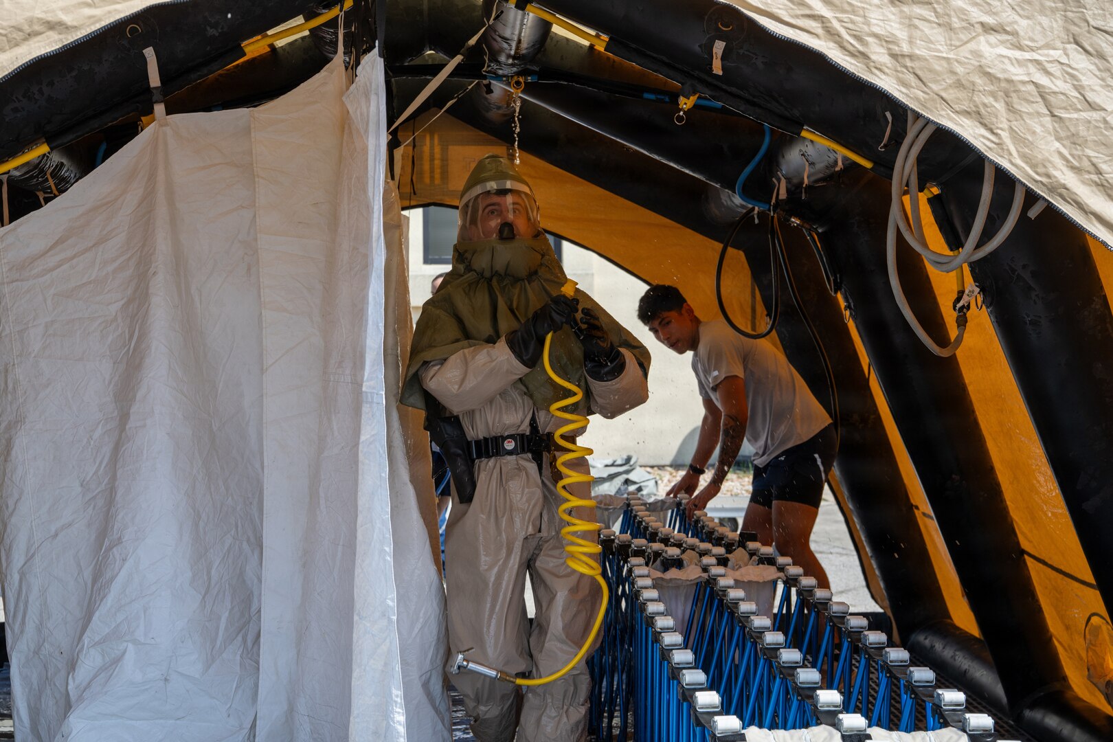 decontamination training event