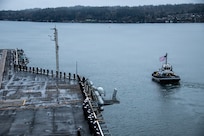 Nimitz Departs Bremerton