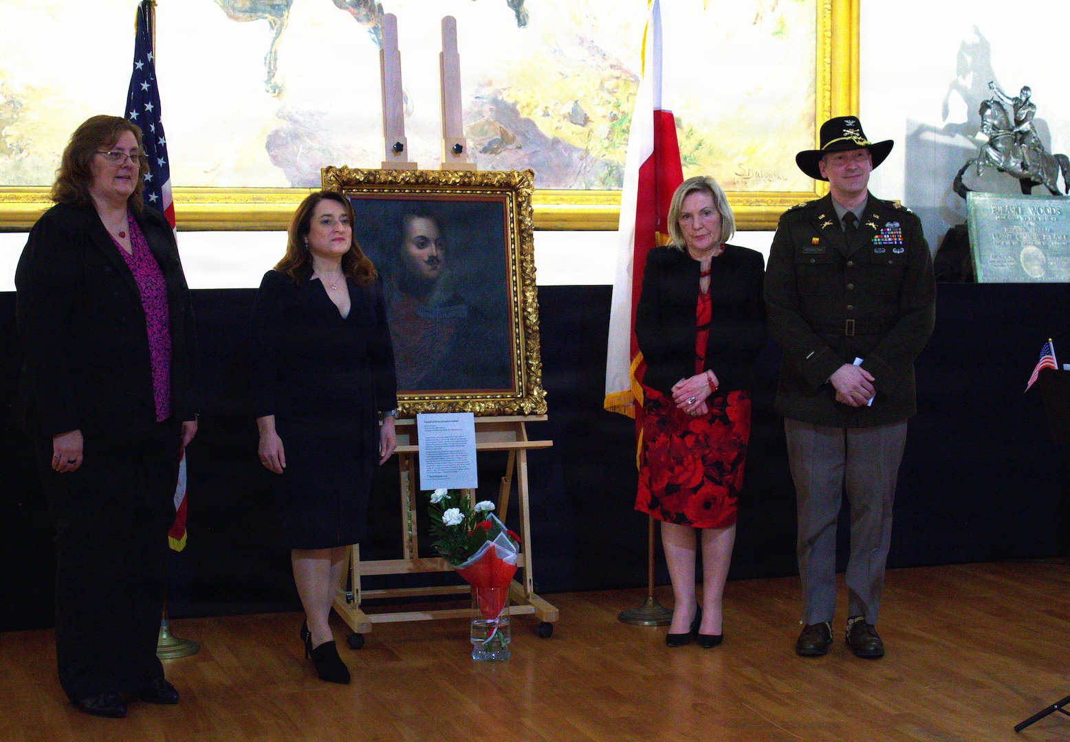 Col. Kowalski appeared as the guest speaker for their Casimir Pulaski Day celebration.