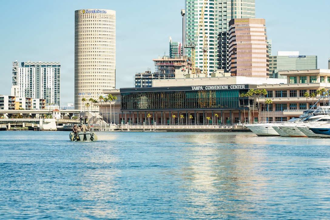 U.S. Marines with Charlie and Delta Companies, Littoral Craft Company, 4th Assault Amphibian Battalion, 4th Marine Division, conduct maritime navigation, tactical towing, and reconnaissance drills in Tampa, Florida, Mar. 2, 2026,. 



The training included recovery drills and littoral craft operations, was part of a command team training evolution designed to enhance technical proficiency and maintain operational readiness in a maritime environment.



(U.S. Marine Corps photo by Sgt. Luis Saldana)