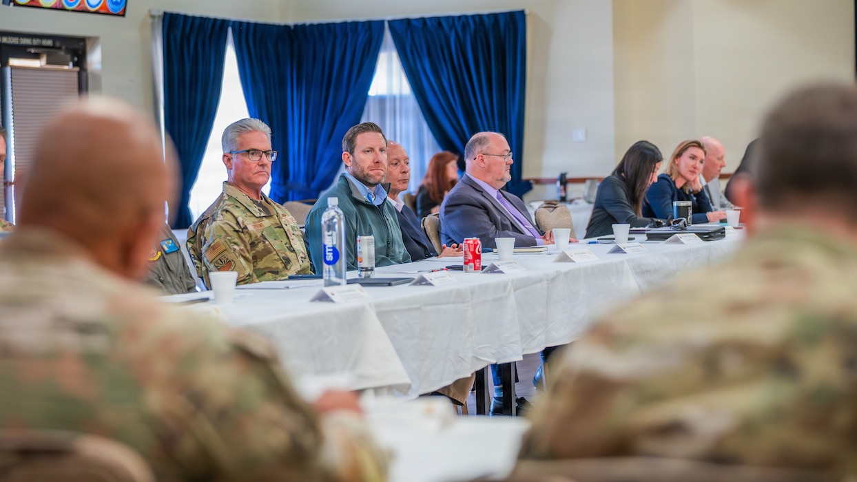 Local military and community leaders participate in an annual Arizona Commanders Summit, March 6, 2026, at Luke Air Force Base, Arizona.