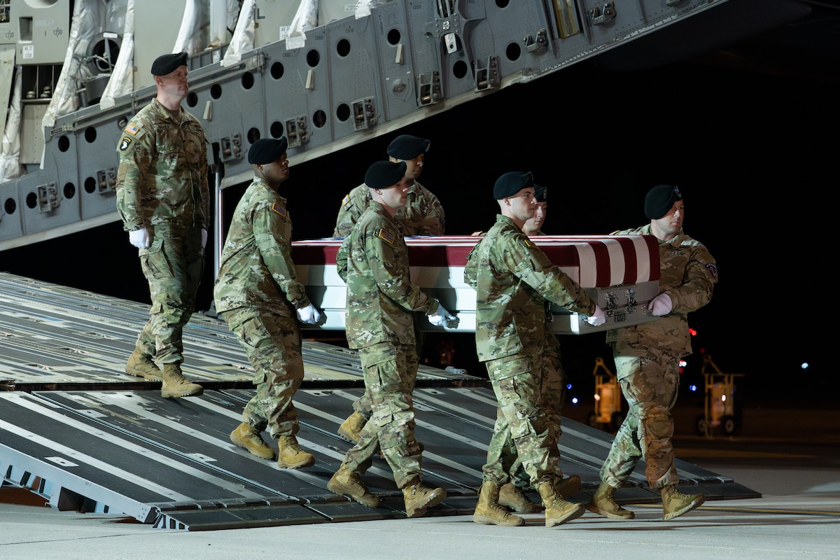 Army Sgt. Benjamin N. Pennington honored in dignified transfer March 9