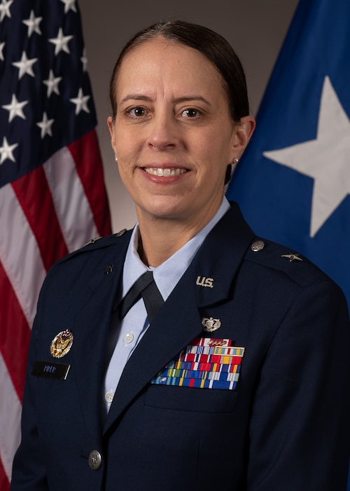 This is the official portrait of Brig. Gen. Christine C. Piper.