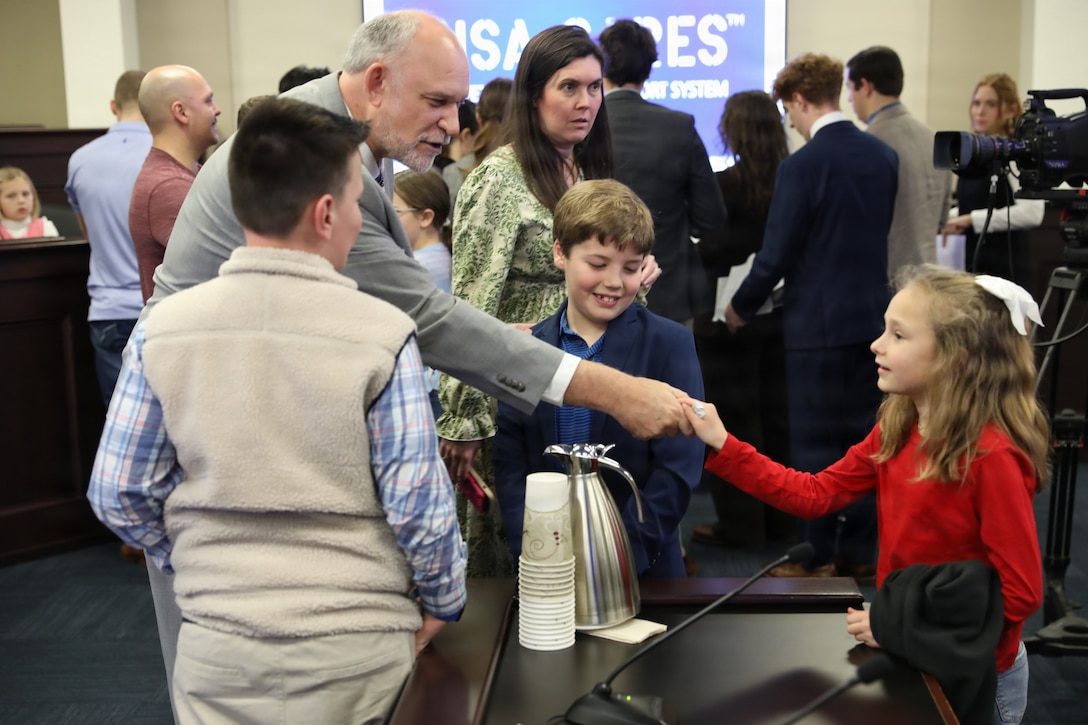 The event was hosted by Kentucky Senate joined along with Mrs. Karen Lamberton, wife of the Adjutant General–Kentucky, U.S. Army Maj. Gen. Hal Lamberton, whose continued support of Guard families helps make opportunities like this possible.