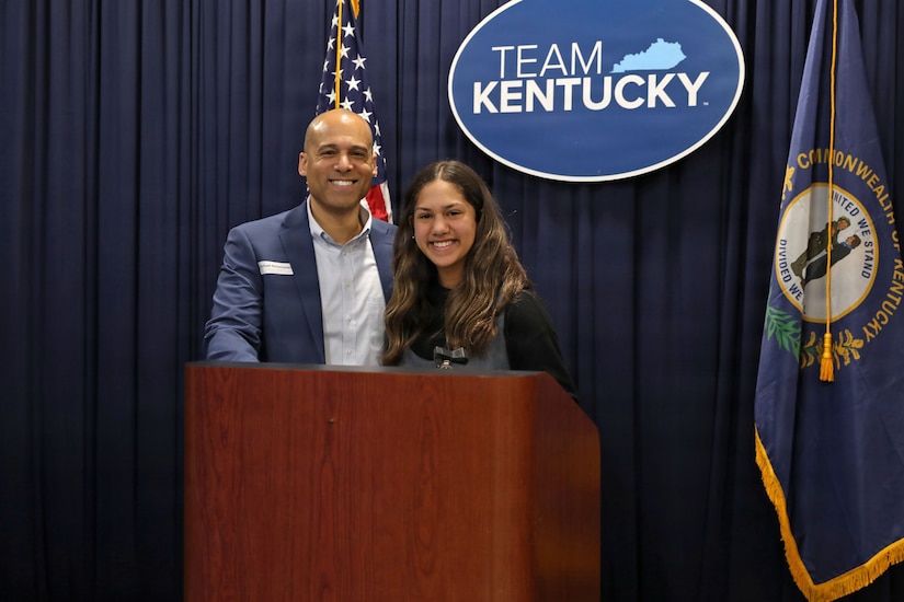 The event was hosted by Kentucky Senate joined along with Mrs. Karen Lamberton, wife of the Adjutant General–Kentucky, U.S. Army Maj. Gen. Hal Lamberton, whose continued support of Guard families helps make opportunities like this possible.
