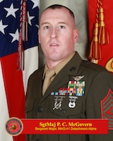 Sergeant Major Patrick C. McGovern, Command Senior Enlisted Leader, Marine Light Helicopter Attack Squadron 775