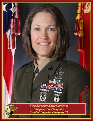 Portrait of First Sergeant Kacie Cardenas