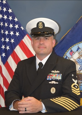 This is the official photo of CMDCM Derek W. King, CMC, VP-69